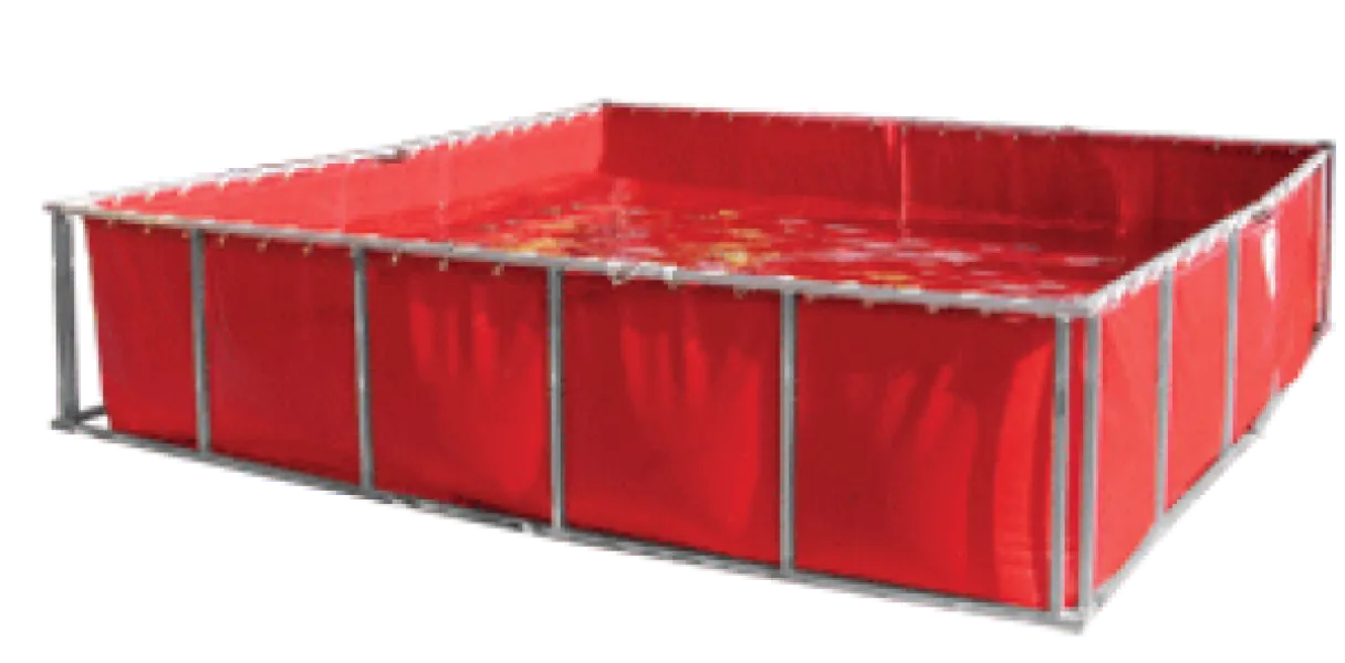 Husky Folding Frame Water Tank | Aluminum Frame | 2100 Gallon