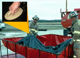 Husky Folding Frame Water Tank | Aluminum Frame | 2100 Gallon