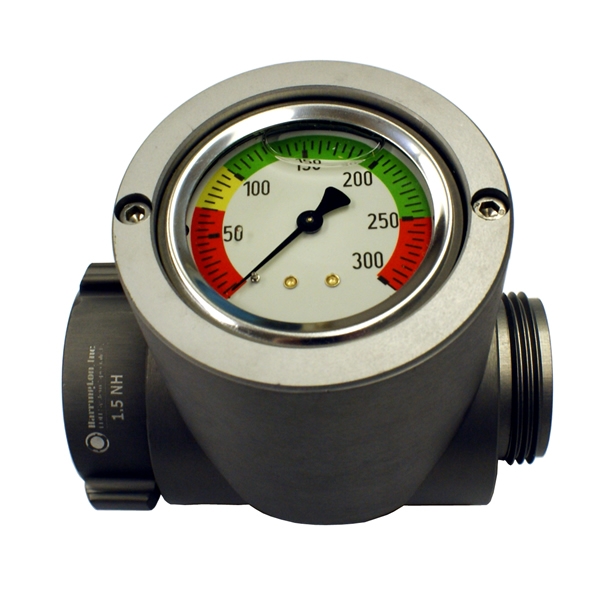 Harrington HLG In-line Pressure Gauge
