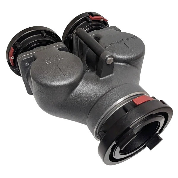 Harrington Jumbo Siamese Double Clappered Valve
