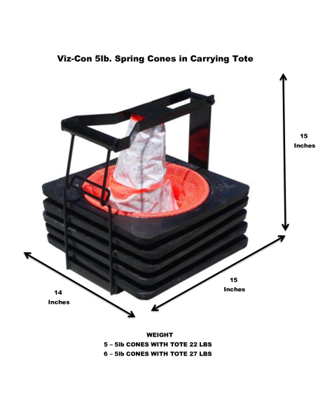 Viz-Con Collapsible Spring Cone System