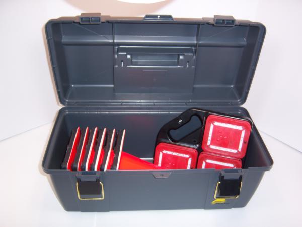 Fire Equipment Exclusive: Pi-Lit 6 Piece Alkaline Sequential Flare Kit with Risers