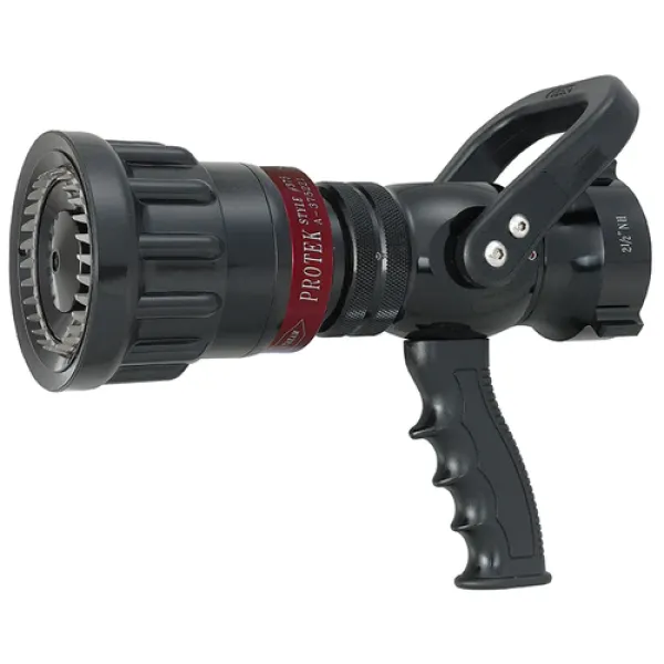 Protek 1375 2-1/2" High-Range Constant Gallonage Nozzle 200, 250, 300 or 350 GPM (Preset to 300 GPM) FREE SHIPPING, shown with optional pistol grip