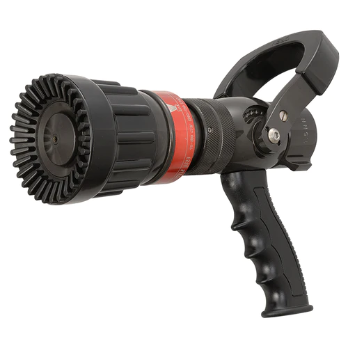 Protek 1323 1-1/2" Automatic Nozzle (75-200GPM), FREE SHIPPING, shown with optional pistol grip