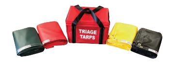 Husky Triage Tarps (set of 4) with storage bag