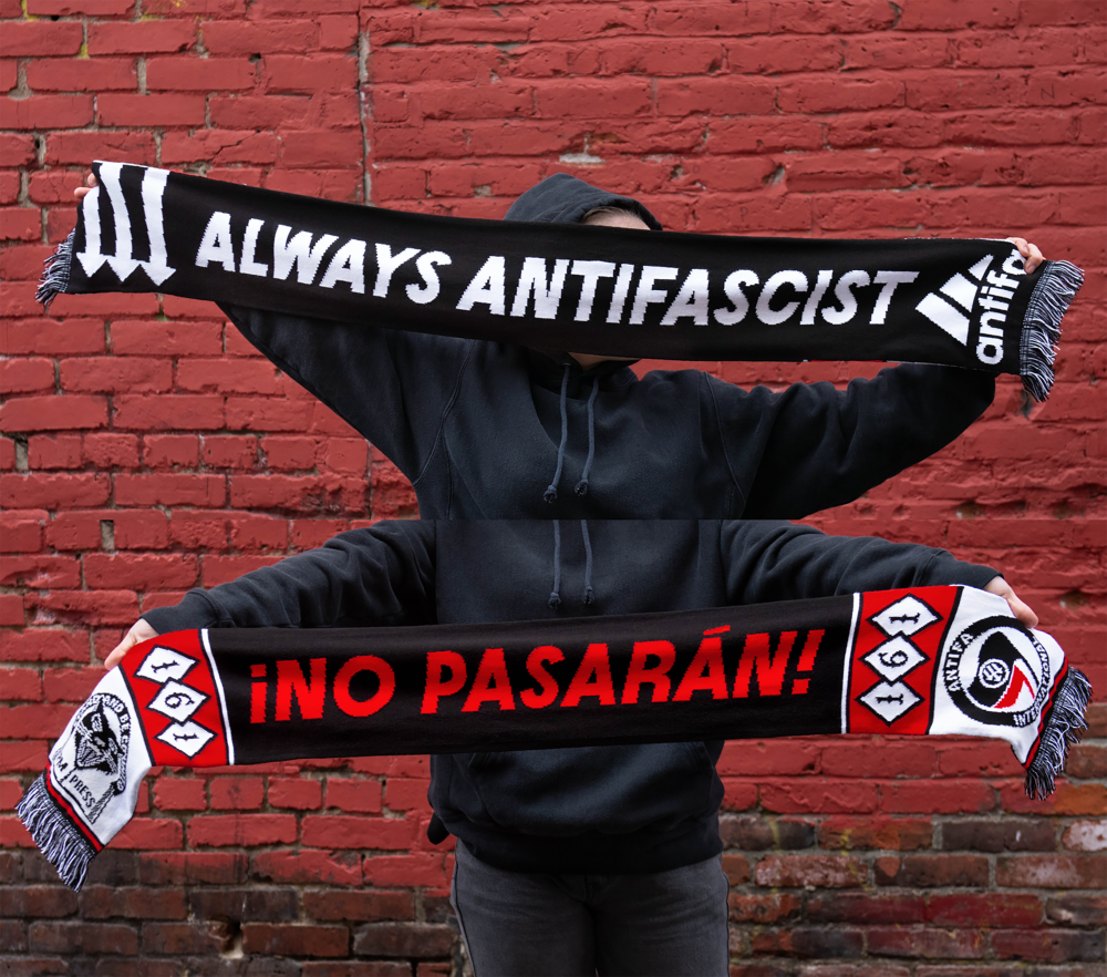 ALWAYS ANTIFASCIST ¡NO PASARÁN Football Scarf