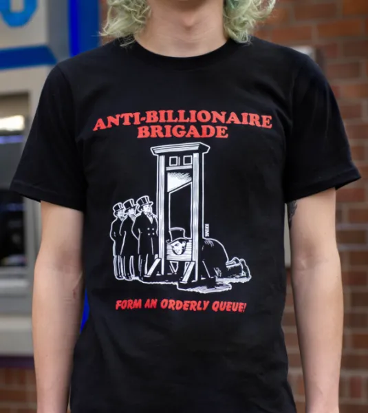 Anti-Billionaire Brigade T-shirt
