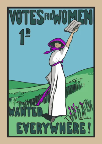 Poster - Votes for Women, Wanted Everywhere
