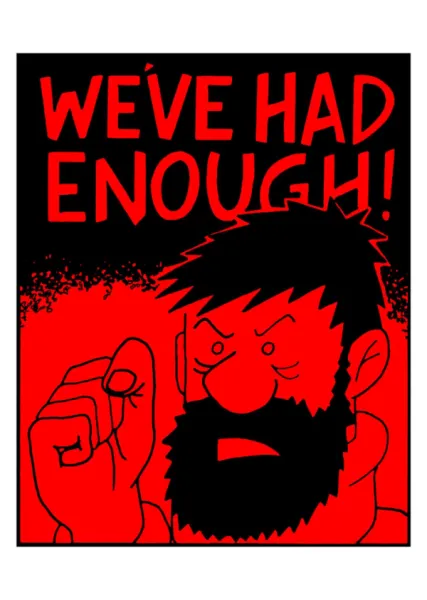Poster - Tintin - Captain Haddock: We've Had Enough!