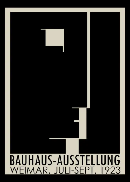 Poster - Bauhaus 1 (Classic Black & Gray)