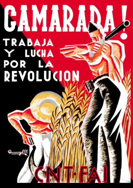 Poster - Camarada! Trabaja y Lucha por la Revolucion