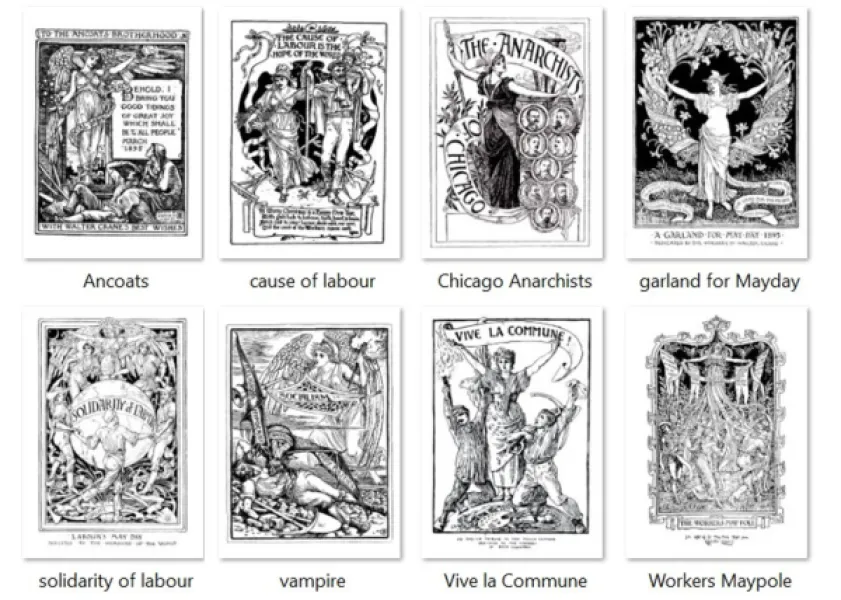 Walter Crane Postcard Set