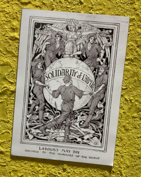 Vinyl Magnet - Solidarity Of Labour