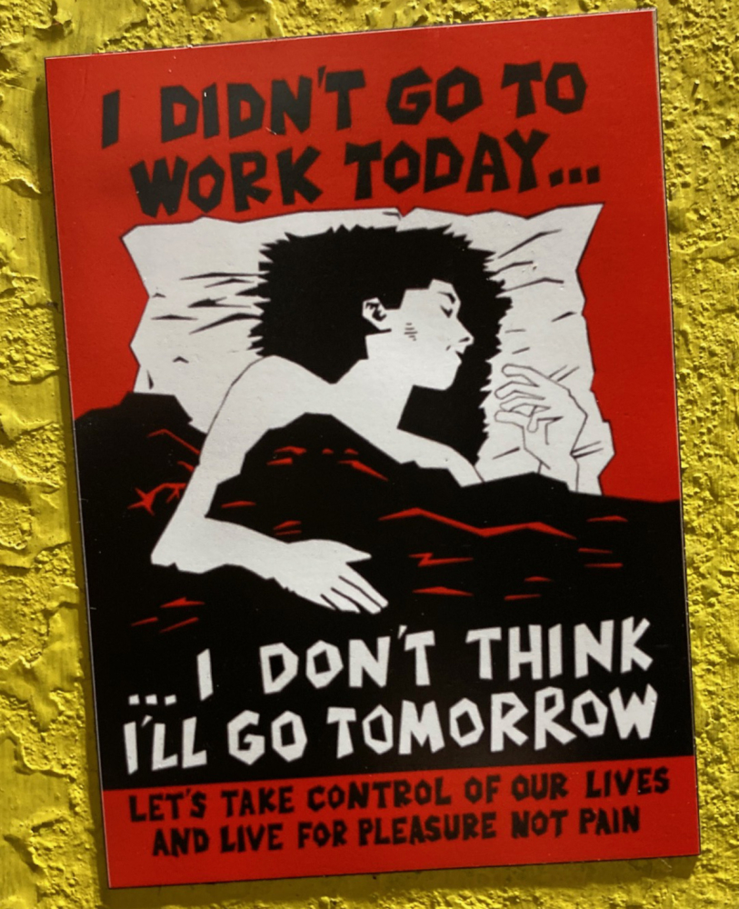 Vinyl Magnet - Didn't Go To Work
