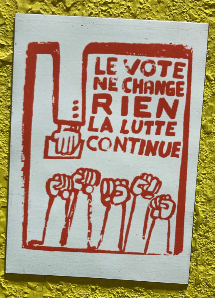 Vinyl Magnet - Le Vote Ne Change Rien