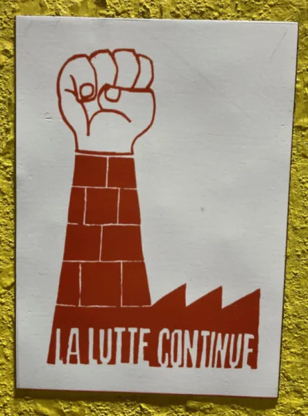 Vinyl Magnet - La Lutte Continue