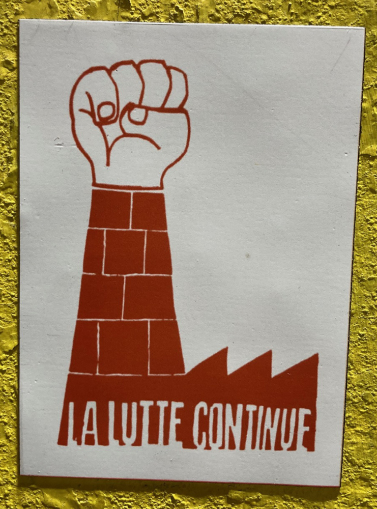 Vinyl Magnet - La Lutte Continue
