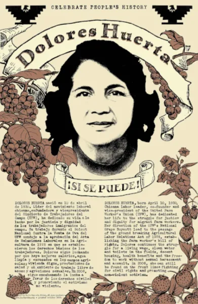 Poster - Dolores Huerta (CPH)