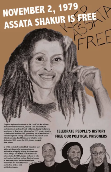 Poster - Assata Shakur is Free (CPH)