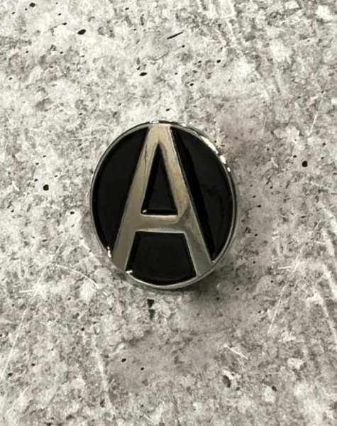 Circle A Enamel Pin