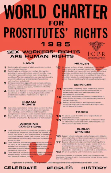 Poster - World Charter for Prostitutes’ Rights (CPH)