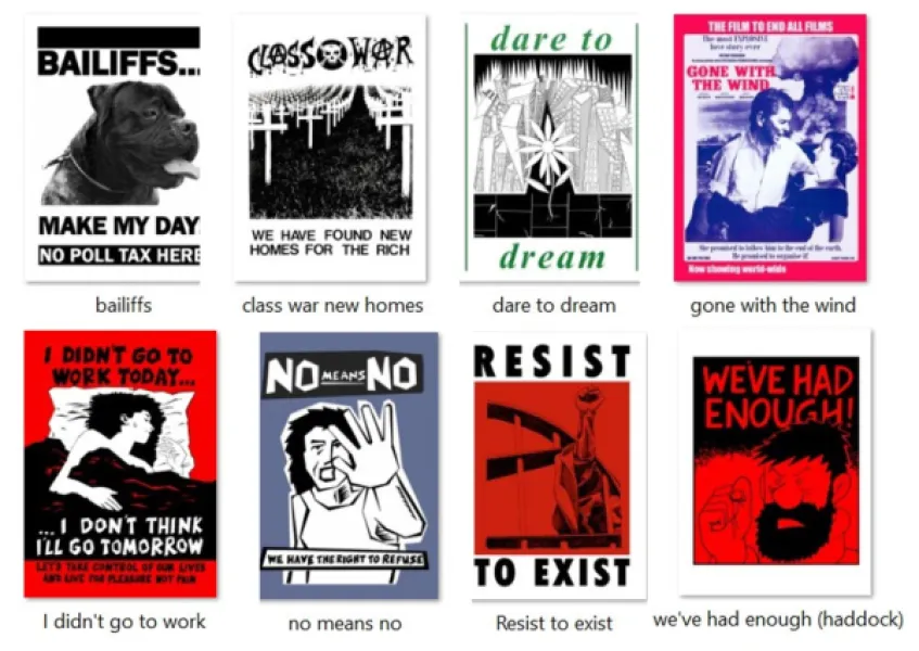 1980s/90s Classic Poster Postcard Set